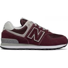 New Balance Little Kid's 574 Core - Burgundy with White