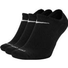 Nike Unisex's Everyday Plus Cushioned Socks, Black/White/Black