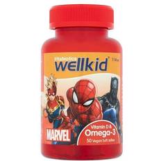 Vitabiotics WellKid Marvel Vitamin D & Omega-3 Orange 50 pcs