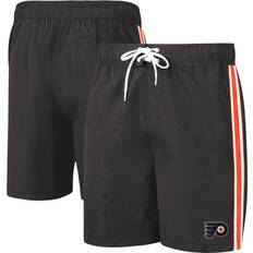 Orange Swimming Trunks G-III Sports by Carl Banks Men's Black/Orange Philadelphia Flyers Sand Beach Swim Shorts