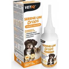 Vetiq Seren-Um Drops Dog/Cat Calming, 100ml, Pet Remedy Recommended By Vets For Home Alone, Noise Phobias, Hyperactivity, Dog/Cat Supplements For Pets 1-10kg, Calming Dog/Cat Treats