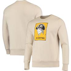 Majestic Men's Threads Oatmeal Pittsburgh Pirates Fleece Pullover Sweatshirt