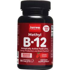 Jarrow formulas b12 Jarrow Formulas Methyl B-12 Value Size Cherry 5000 mcg. 90 Chewable Tablets