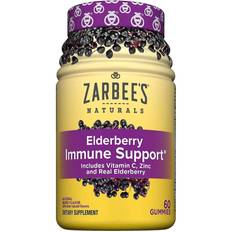 Zarbees Naturals Elderberry Immune Support Gummies Natural Berry 60ct