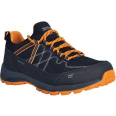 Multicoloured Hiking Shoes Regatta Mens Samaris Lite Walking Boots (Moonlight Denim/Orange)