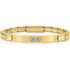 Nomination Trendsetter Infinity Bracelet - Gold/Transparent