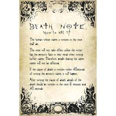 GB Eye Death Note Rules Poster