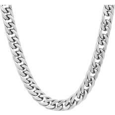 Curb Link Chain Necklace - Silver