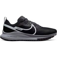 Nike Firm Ground (FG) - Men Sport Shoes Nike React Pegasus Trail 4 M - Black/Dark Grey/Wolf Grey/Aura