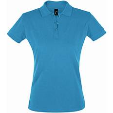 Sol's Women's Perfect Pique Short Sleeve Polo Shirt - Aqua