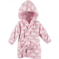 Hudson Soft Plush Animal Face Bathrobe - Pink Clouds