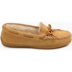 Minnetonka Pile Lined Hardsole - Tan