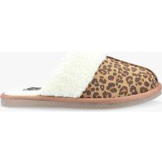 Multicoloured - Women Slippers Hush Puppies Arianna Womens Mule Slippers Leopard