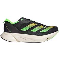 13.5 - Unisex Running Shoes Adidas Adizero Adios Pro 3- Core Black/Beam Yellow/Solar Green