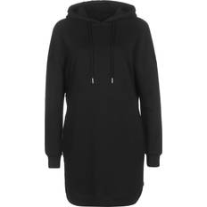 Urban Classics Organic Oversized Terry Hoody Dress - Black