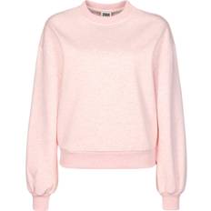 Urban Classics Women's Ladies Oversized Color Crewneck Sweater - Pink