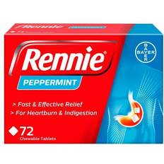 Rennie Peppermint Heartburn & Indigestion Relief 72 pcs