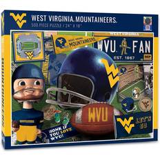 YouTheFan West Virginia University Retro Series 500 Pieces