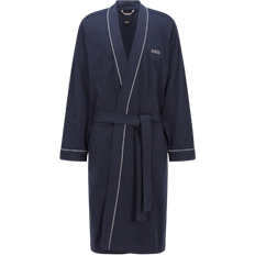 Hugo Boss Sleepwear HUGO BOSS Classic Kimono Bathrobes - Navy