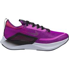 Nike Purple - Women Running Shoes Nike Zoom Fly 4 Premium W - Hyper Violet/Flash Crimson/Football Gray/Black