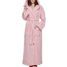 Arus Premium Fleece Full Length Bathrobe - Pink