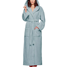 Arus Premium Fleece Full Length Bathrobe - Seafoam