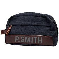 Treat Republic Personalised Weekender Grey Denim Wash Bag