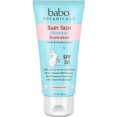 Babo Botanicals Baby Skin Mineral Sunscreen SPF 50 Lotion Fragrance Free