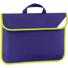Purple Messenger Bags Quadra Enhanced-Vis Book Bag 4 Litres (Pack of 2) (One Size) (Purple)