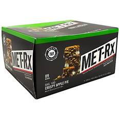 MET Rx BIG 100 Meal Replacement Bar Crispy Apple Pie 9 Bars