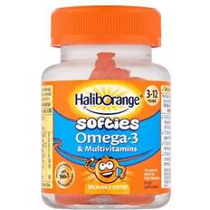Haliborange Kid's Bursts Omega-3 DHA Orange Chewable Capsules 3-12yrs