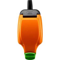 Masterplug Rewirable IP Rated Socket Orange