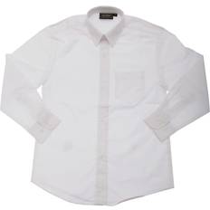 Universal Textiles Boy's Long Sleeved School Shirt - White