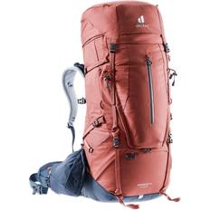 Beige Hiking Backpacks Deuter Aircontact X 70 15 SL Backpack Women redwood/ink M 2022 Hiking Backpacks