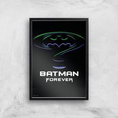 Multi Batman Forever Giclee Print A3 Black Frame Framed Art