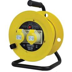 Faithfull Power Plus Cable Reel 25m 16 amp 2.5mm Cable 110V