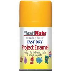 Plasti-Kote Fast Dry Enamel Aerosol Sunshine Yellow 100ml