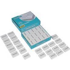 Yarn & Needlework Supplies Classmaster Plastic Eraser White (45 Pack)