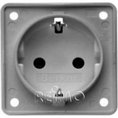 Berker Integro Socket Schuko Anthracite Matt Loose