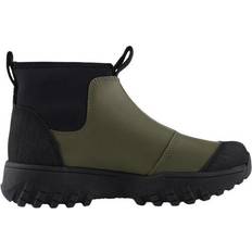 Wool Chelsea Boots Woden Magda Low - Dark Olive