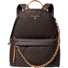 Michael Kors Backpacks Michael Kors Slater Medium Logo Backpack - Brown/Acorn