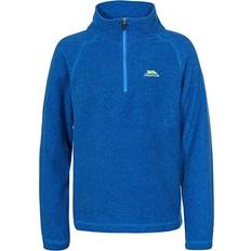 Fleece Outerwear Trespass Kid's Keynote Half Zip Fleece - Blue