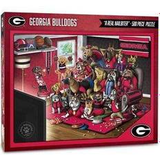 YouTheFan Purebred Fans-A Real Nailbiter 500-Piece Puzzle, Georgia Bulldogs