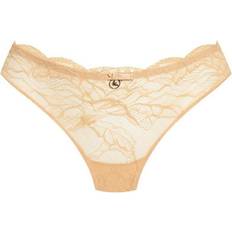 Emporio Armani Beige Underwear Emporio Armani Virtual Lace Thong Nude