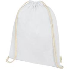 Bullet Orissa Organic Cotton Drawstring Bag (One Size) (White)