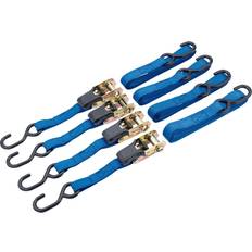 Draper Ratcheting Tie Down Straps, 5m x 25mm, 250kg (4 Piece)