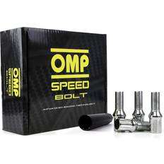 OMP Set Nuts 27 mm Silver 20 uds M12 x 1,50