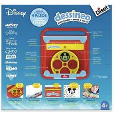 Disney Activity Toys Disney 46617 Educational Toy to Learn How to Draw Favourite Characters from 4 Years and up