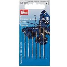 Prym Tapestry Needles with Blunt Point and Gold Eye, Metal, Silver, 4.5 x 2 x 0.2 cm