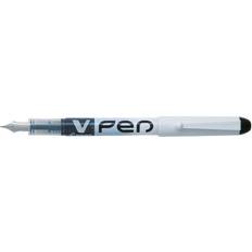 Pilot V4W Fountain Pen Disposable Silver Barrel (Pack 12) 633101201